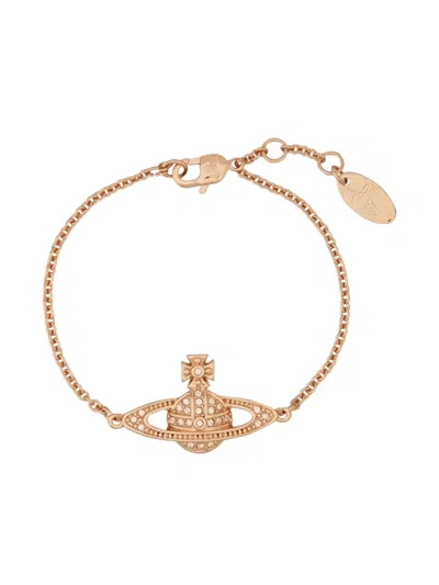 Vivienne Westwood Orb-charm Bracelet In Gold