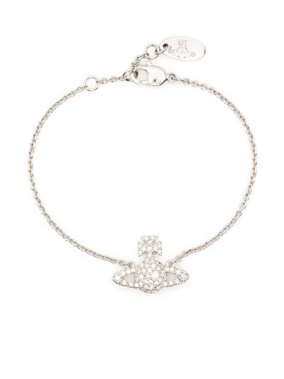 Vivienne Westwood Orb-charm Bracelet In Metallic