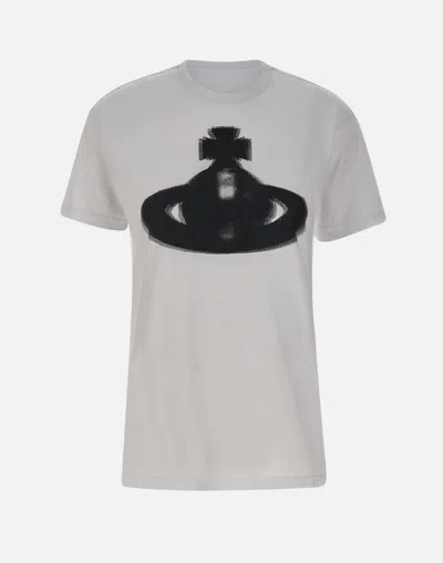 Vivienne Westwood Orb Classic White Cotton T Shirt