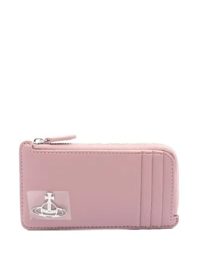 Pre-owned Vivienne Westwood Orb Coin Purse In Pink