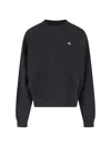 Vivienne Westwood "orb" Crewneck Sweatshirt, In Black Cotton