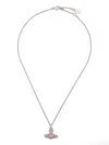 Vivienne Westwood Orb Crystal-embellishment Necklace In Metallic