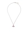 Vivienne Westwood Orb Crystal-embellishment Necklace In Gray