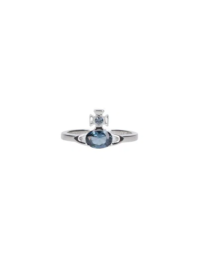 Vivienne Westwood Orb Crystal Ring In Multi