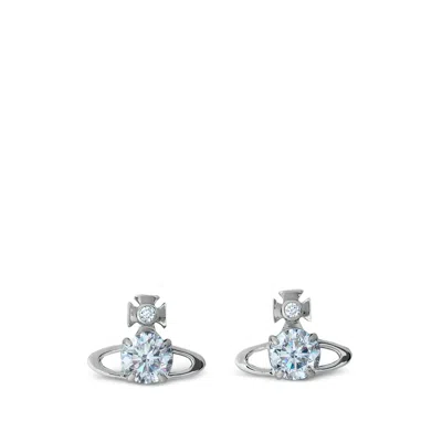 Vivienne Westwood Orb Crystal Stud Earrings In Multi