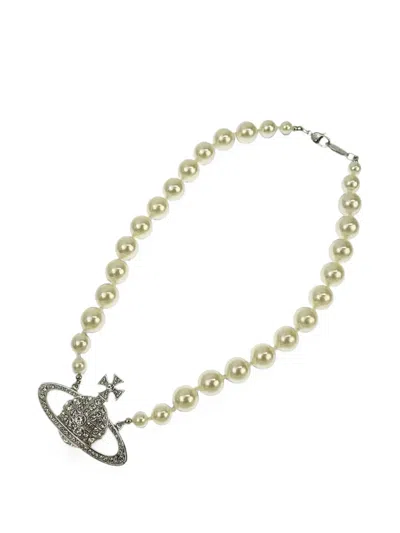 Vivienne Westwood Orb Crystal-embellished Necklace In Multi