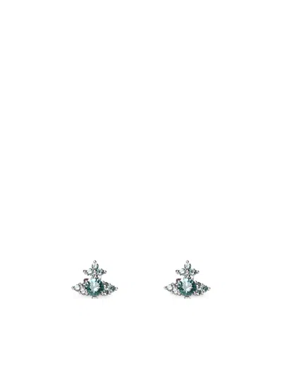 Vivienne Westwood Orb Crystal-embellishment Earrings In Multi