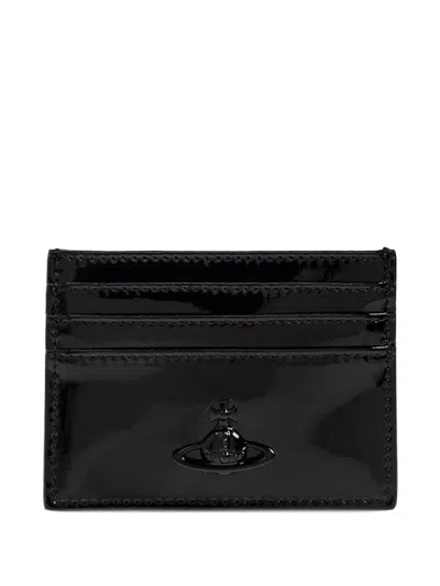Vivienne Westwood Orb-detail Card Holder In Brown