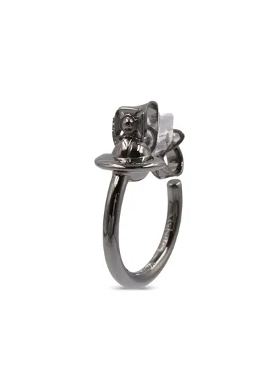 Vivienne Westwood Orb Earring In Gray