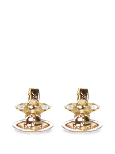 Vivienne Westwood Orb Earrings In Gold