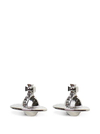 Vivienne Westwood Orb Earrings In Metallic