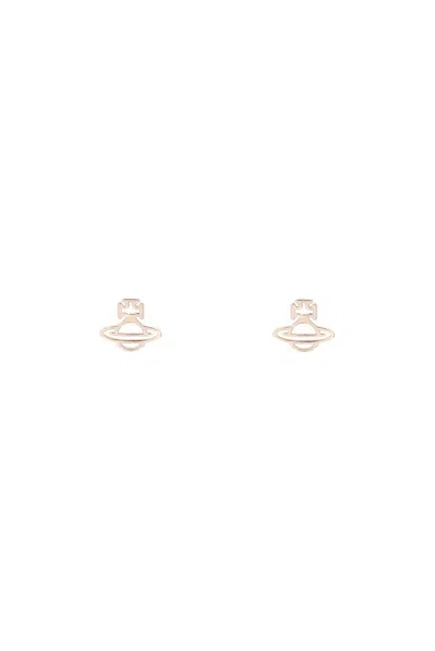 Vivienne Westwood Orb Earrings In Pink