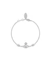 Vivienne Westwood Orb Embellished Bracelet In White