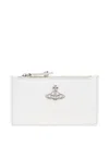 Vivienne Westwood Orb-embellished Card Holder In Metallic