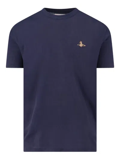 VIVIENNE WESTWOOD ORB-EMBELLISHED COTTON T-SHIRT