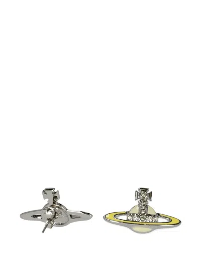 Vivienne Westwood Orb Embellished Earrings In Gold