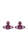Vivienne Westwood Orb Embellished Earrings In Pink