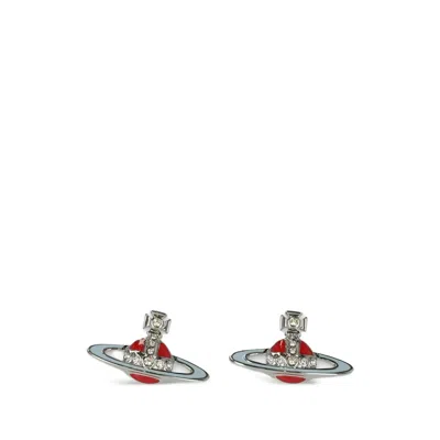 Vivienne Westwood Orb Embellished Earrings In Multi