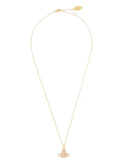 Vivienne Westwood Orb-embellished Necklace In Gold
