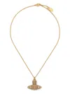 Vivienne Westwood Pop Orb Pendant Necklace Accessories In Gold
