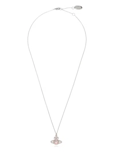 Vivienne Westwood Orb-embellished Necklace In Silver