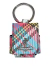 Vivienne Westwood Orb-embellished Plaid Airpods Case In Multi