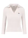 Vivienne Westwood Ribbed Texture Short Sleeves In Neutral