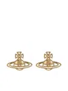 Vivienne Westwood Orb-embellished Rope Earrings In Gold