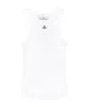 Vivienne Westwood Sleeveless Top Ribbed Texture In White