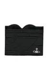 Vivienne Westwood Orb-embossed Cardholder In Black