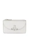 Vivienne Westwood Textured Leather Wallet In White