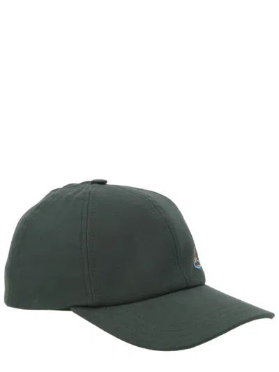 Vivienne Westwood Orb Embroidered Baseball Cap In Green