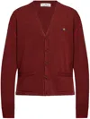 Vivienne Westwood Wool-cashmere Alex Cardigan In Red