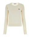 Vivienne Westwood Orb Embroidered Long-sleeved Jumper In Neutral