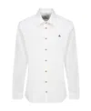 Vivienne Westwood Shirt With Subtle Orb Embroidery And Tailored Fit In White