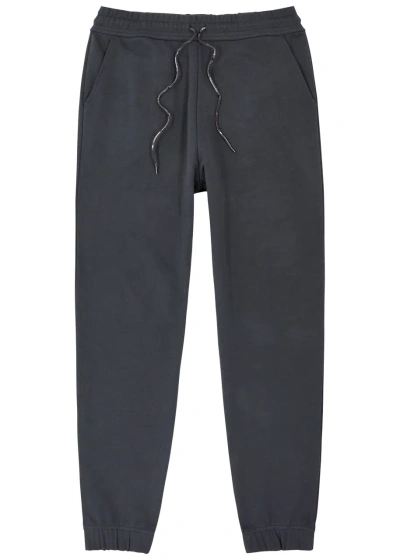 Vivienne Westwood Orb-embroidered Cotton Sweatpants In Grey