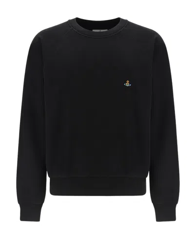 VIVIENNE WESTWOOD VIVIENNE WESTWOOD ORB EMBROIDERED CREWNECK SWEATSHIRT