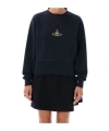 Vivienne Westwood Athletic Logo Jersey Sweatshirt In Black