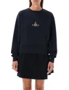 VIVIENNE WESTWOOD VIVIENNE WESTWOOD ORB EMBROIDERED CREWNECK SWEATSHIRT