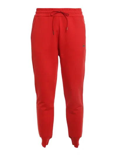 Vivienne Westwood Orb Embroidered Drawstring Pants In Red