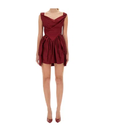 VIVIENNE WESTWOOD VIVIENNE WESTWOOD ORB EMBROIDERED MINI DRESS