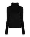 Vivienne Westwood Giulia Virgin Wool Turtleneck Sweater In Black
