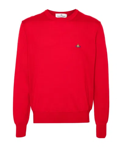VIVIENNE WESTWOOD ORB-EMBROIDERED SWEATER