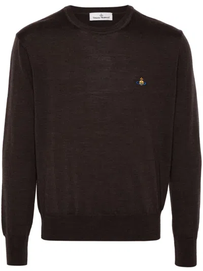 VIVIENNE WESTWOOD ORB-EMBROIDERED SWEATER