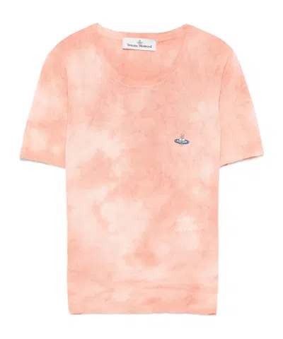 VIVIENNE WESTWOOD ORB-EMBROIDERED T-SHIRT