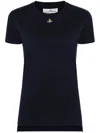 Vivienne Westwood Woman T-shirt Midnight Blue Size L Organic Cotton In Blue