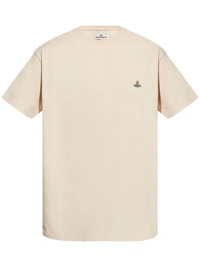 VIVIENNE WESTWOOD ORB-EMBROIDERED T-SHIRT