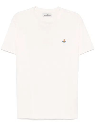 VIVIENNE WESTWOOD ORB-EMBROIDERED T-SHIRT