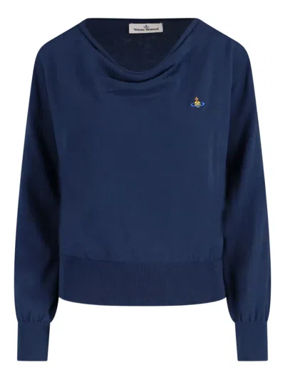 VIVIENNE WESTWOOD ORB-EMBROIDERED TOP