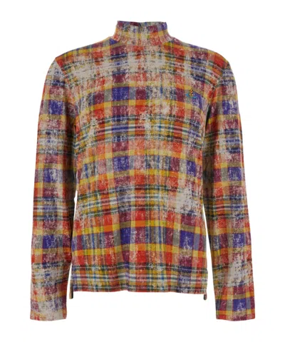 VIVIENNE WESTWOOD VIVIENNE WESTWOOD ORB EMBROIDERED TURTLENECK SWEATER